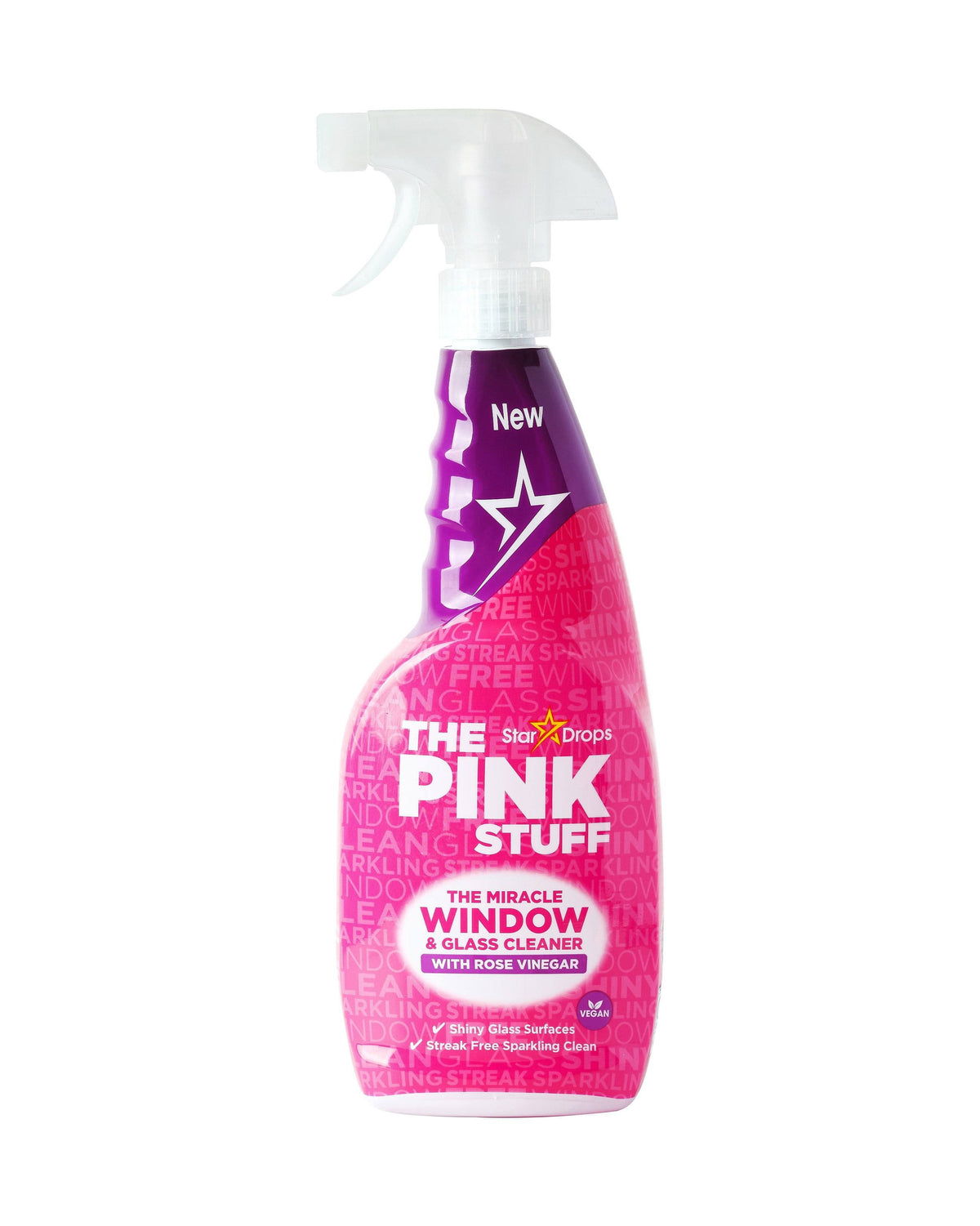 The Pink Stuff The Miracle with Rose Vinegar Window & Glass Cleaner - 750 ml - Product image 1