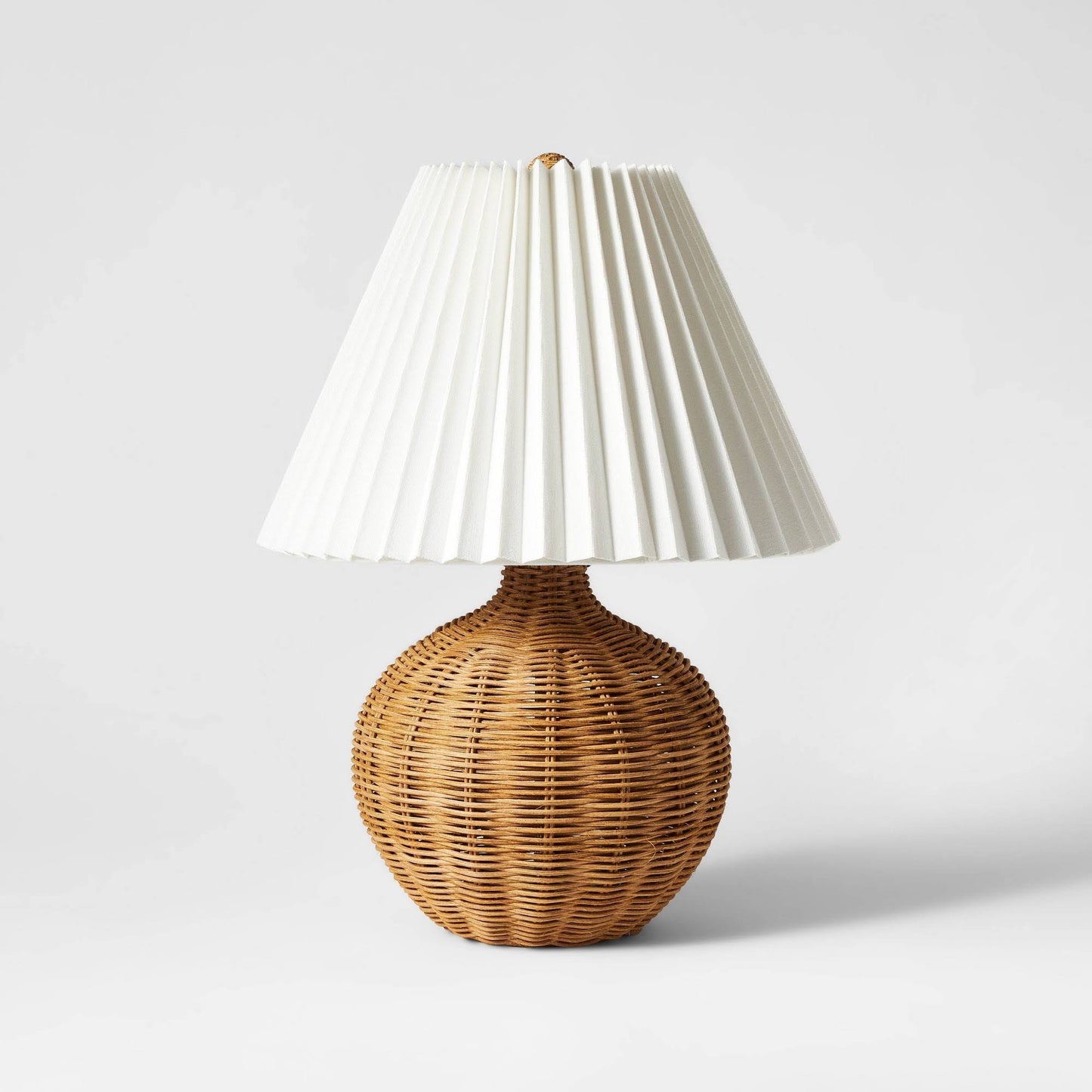 Natural Wicker Table Lamp Brown - Threshold Designed with Studio McGee - Product image 1