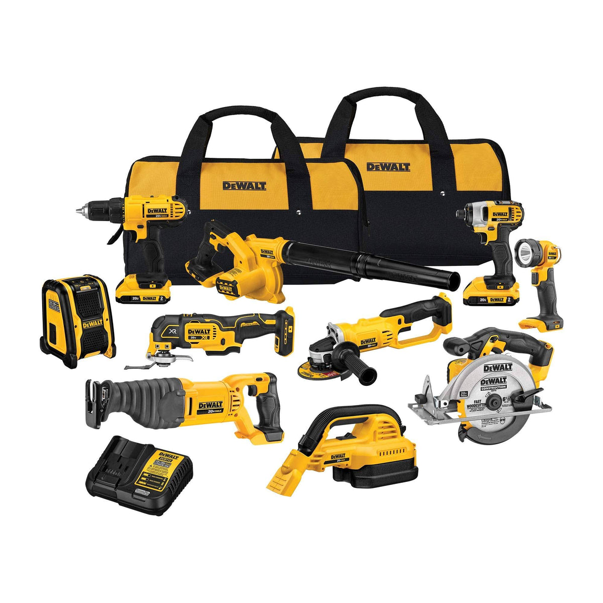 Dewalt DCK1020D2 20V MAX* 10-Tool Combo Kit - Product image 1