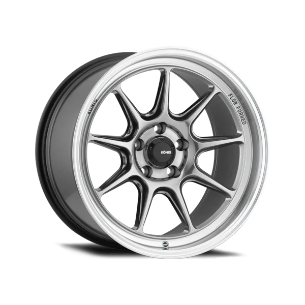 Konig Countergram 17" 5x100 Hyper Chrome/Machined Lip