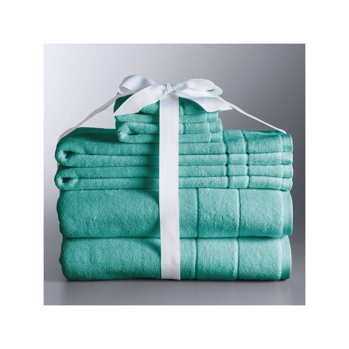 Simply Vera Wang 6-Piece Turkish Cotton Bath Towel Set Blue 6 PC Set - Product image 1