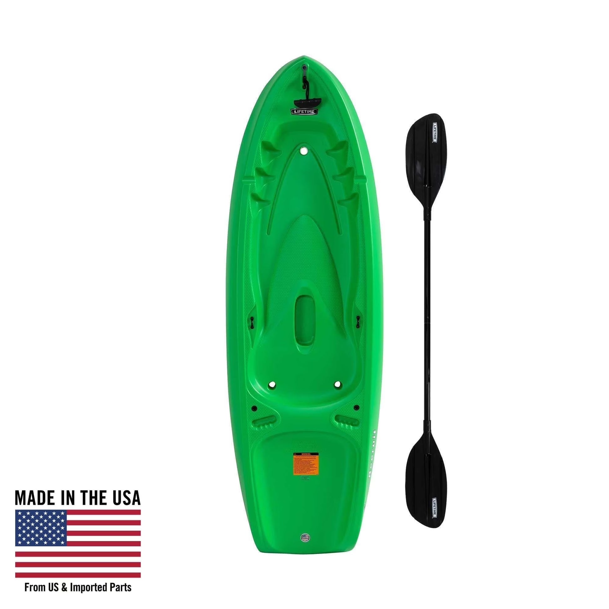 Lifetime Recruit 6.5 Ft Youth Sit - on - Top Kayak, Lime Green (90765) - Product image 3