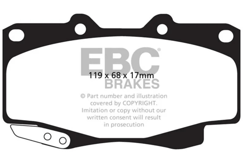 EBC - Front Greenstuff Pad PN DP62005