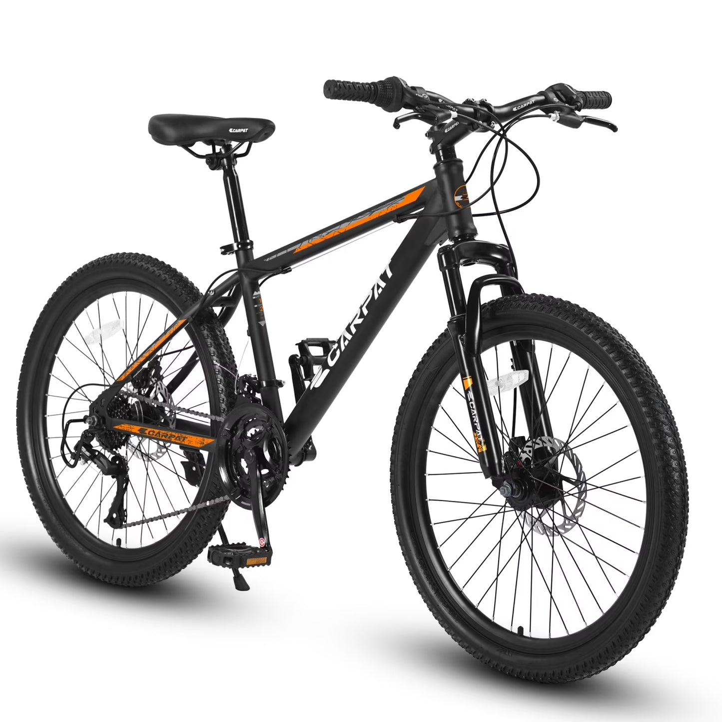 26 in Mountain Bike, Shimano 21 Speeds W/Mechanical Disc Brakes, High - Carbon Steel Frame - Product image 1