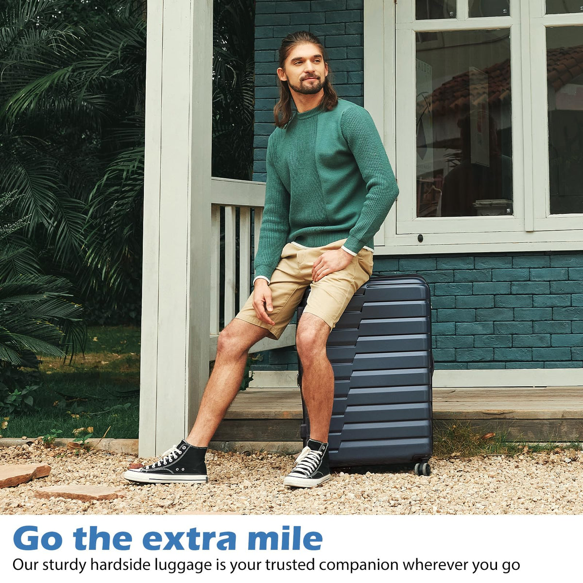 COOLIFE Expandable Suitcase PC ABS TSA Luggage 3 Piece Set - Product image 3