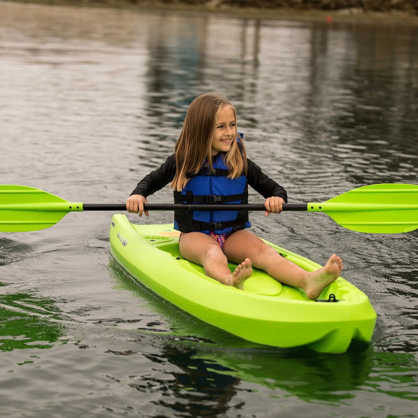 Lifetime Recruit 6.5 Ft Youth Sit - on - Top Kayak, Lime Green (90765) - Product image 9