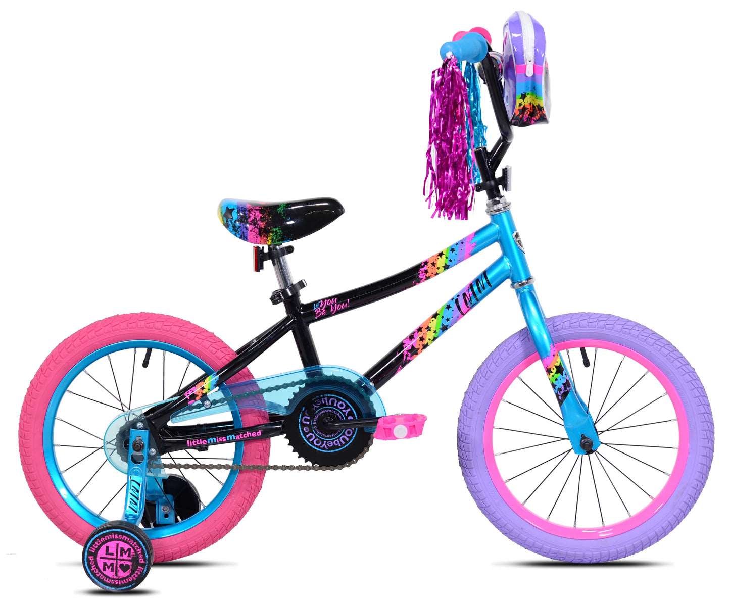 18" Let You Be You Girl'S Bike, Blue/Purple/Pink