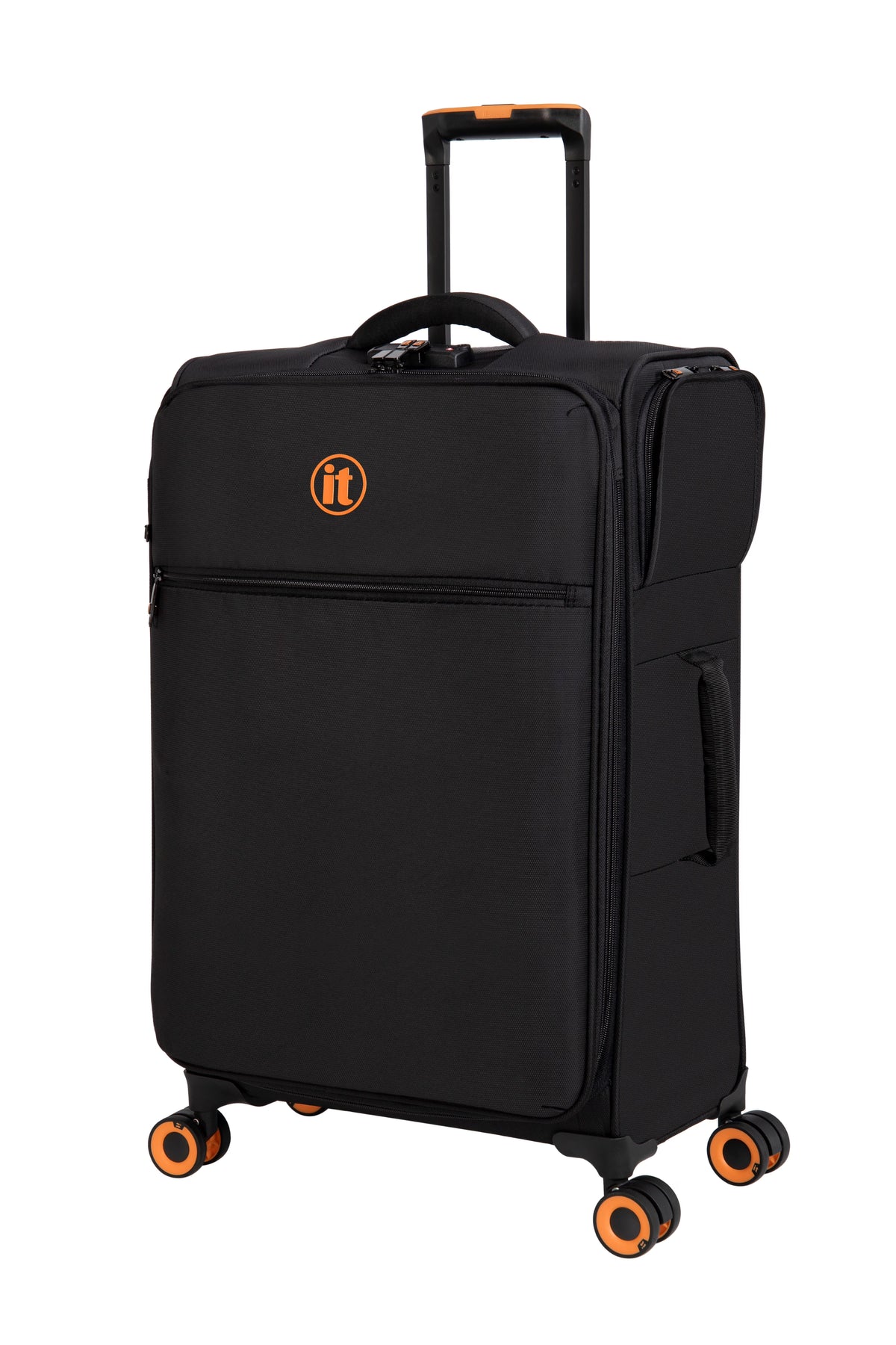 It Luggage Simultaneous 27" Softside Checked 8 Wheel Expandable Spinner Luggage, Harbour Blue - Product image 3
