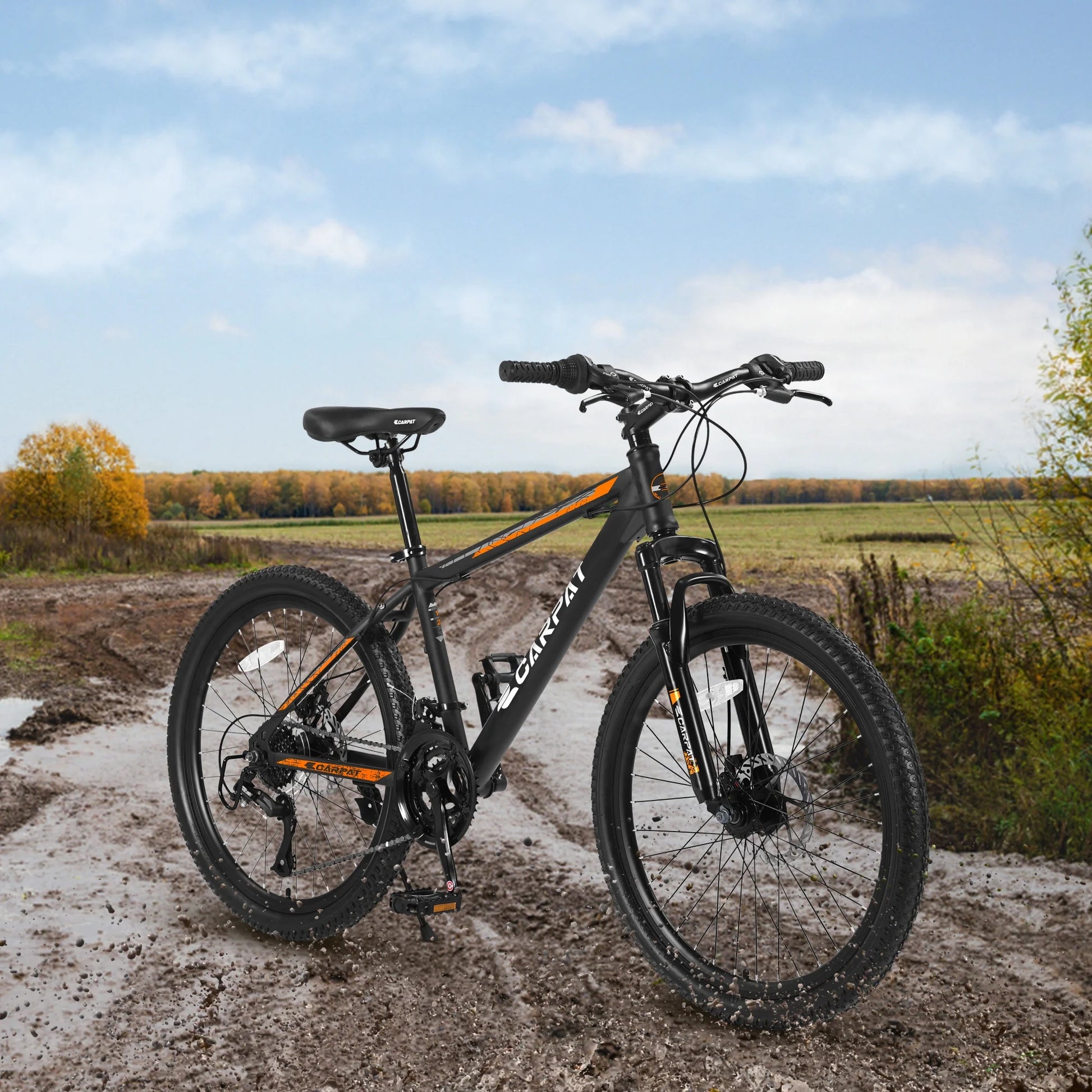 26 in Mountain Bike, Shimano 21 Speeds W/Mechanical Disc Brakes, High - Carbon Steel Frame - Product image 2