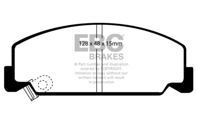 EBC - Front Yellowstuff Pad PN DP4911R
